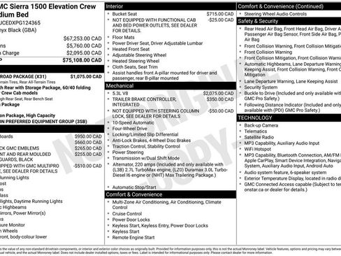Used 2023 GMC Sierra 1500 Elevation w/ X31 Off-Road Package AWD/4WD image 28