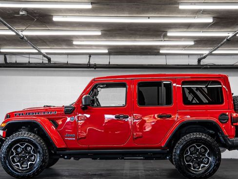 Used 2022 Jeep Wrangler Unlimited Rubicon 4xe w/ Cold Weather Group image 2