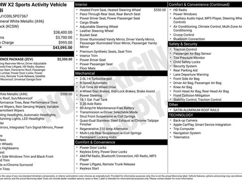 Used 2020 BMW X2 xDrive28i w/ Convenience Package image 6