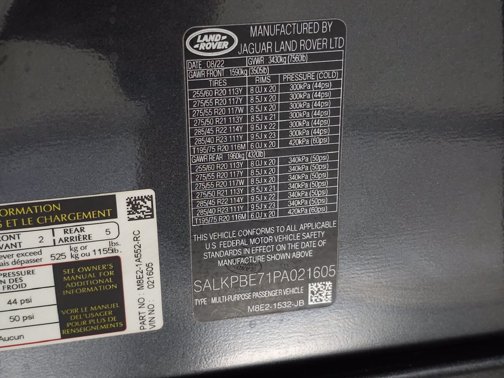 Used 2023 Land Rover Range Rover Long Wheelbase SE AWD/4WD image 45