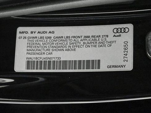 Used 2025 Audi A5 2.0T Premium w/ Convenience Package AWD/4WD image 26