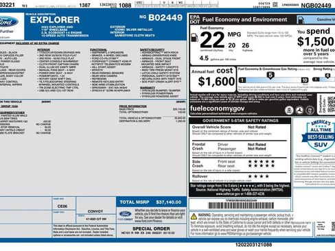Used 2022 Ford Explorer 4WD image 3