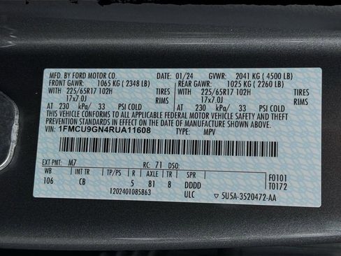 Used 2024 Ford Escape Active w/ Tech Pack #1 image 24