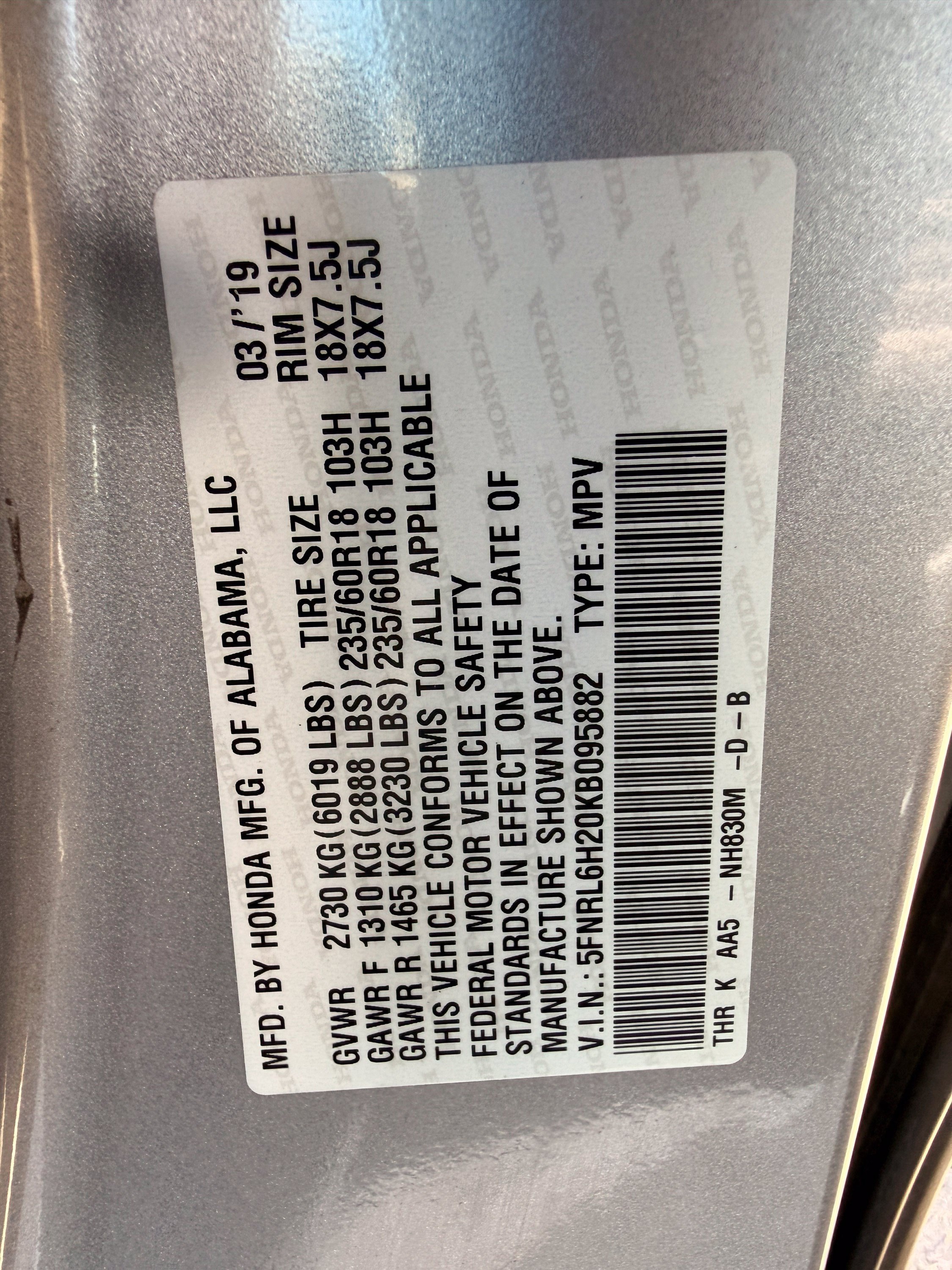 Used 2019 Honda Odyssey LX image 39