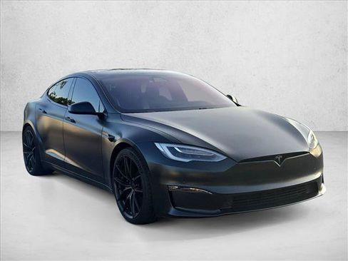 Used 2021 Tesla Model S Plaid AWD/4WD image 3