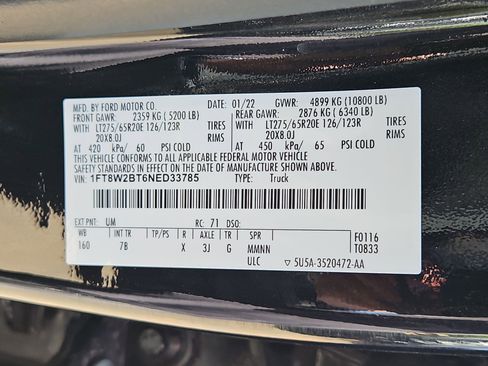 Used 2022 Ford F250 Platinum AWD/4WD image 29