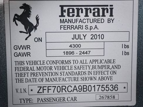 Used 2011 Ferrari 599 GTO RWD image 55