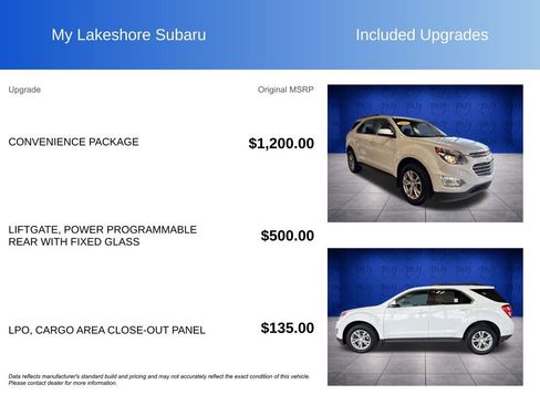 Used 2016 Chevrolet Equinox LT w/ Convenience Package AWD/4WD image 8