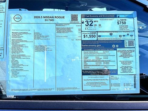 New 2026 Nissan Rogue SV image 13