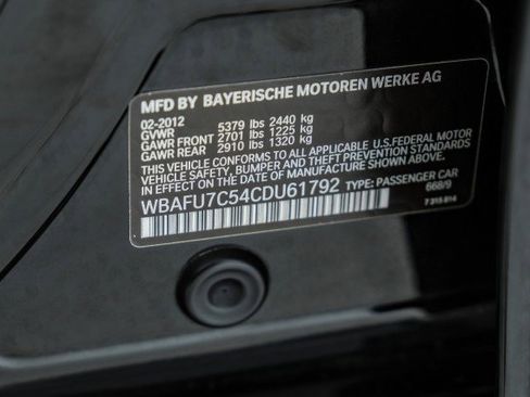 Used 2012 BMW 535i xDrive Sedan AWD/4WD image 57