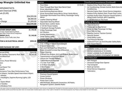 Used 2022 Jeep Wrangler Unlimited Sahara 4xe w/ Cold Weather Group image 2