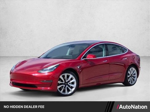 Used 2019 Tesla Model 3 Long Range AWD/4WD image 1