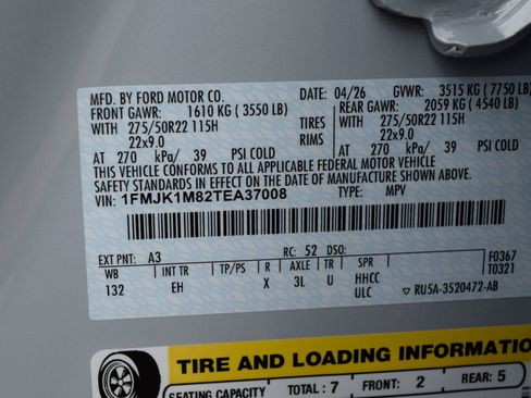 New 2026 Ford Expedition Max Platinum AWD/4WD image 28