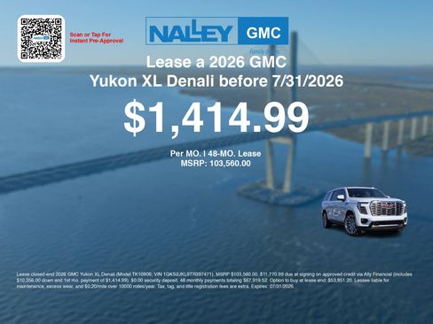 New 2026 GMC Yukon XL Denali w/ Denali Reserve Package AWD/4WD image 3