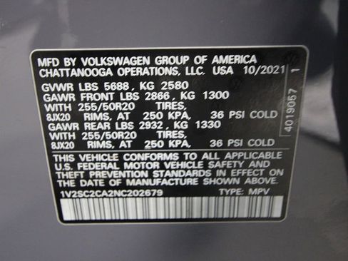 Used 2022 Volkswagen Atlas Cross Sport SEL R-Line image 44