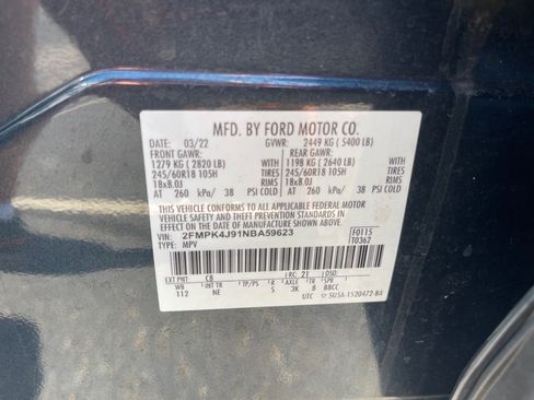 Used 2022 Ford Edge SEL w/ Sport Appearance Package AWD/4WD image 11