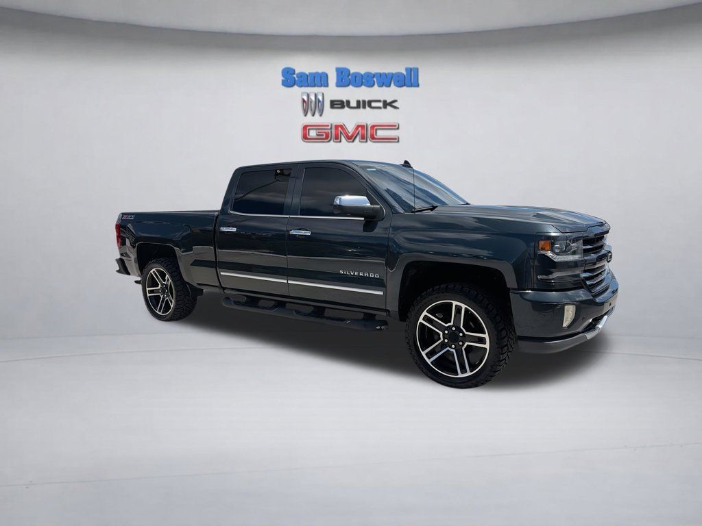 Used 2017 Chevrolet Silverado 1500 LTZ Z71 w/ LPO, Black Pack AWD/4WD image 3