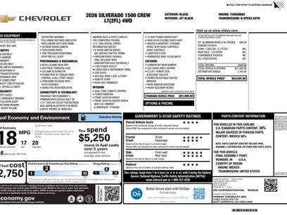 New 2026 Chevrolet Silverado 1500 LT