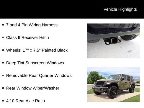 New 2026 Jeep Wrangler Unlimited Sport AWD/4WD image 15