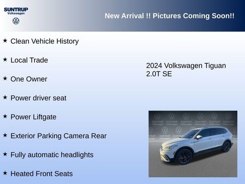 Used 2024 Volkswagen Tiguan SE w/ Panoramic Sunroof Package image 6