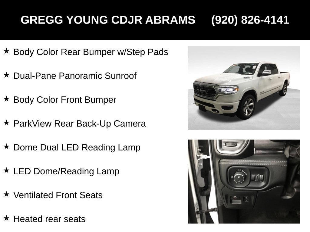 Used 2022 RAM 1500 Limited w/ Body Color Bumper Group AWD/4WD image 13