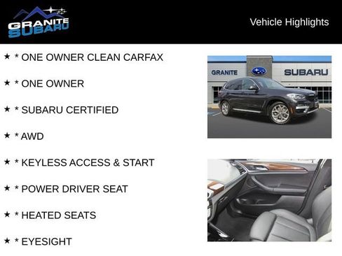 Used 2021 BMW X3 xDrive30i image 2