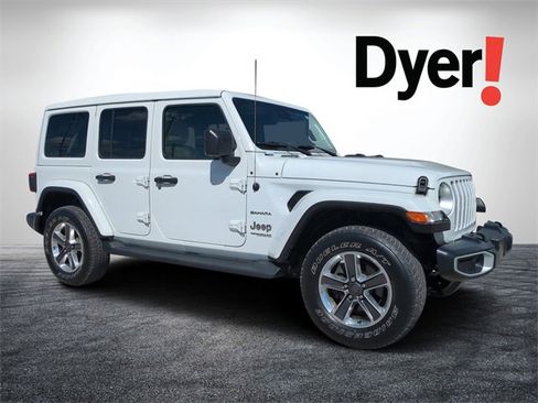 Used 2021 Jeep Wrangler Unlimited Sahara w/ Safety Group image 1