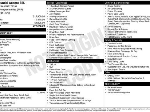 Used 2022 Hyundai Accent SEL image 4