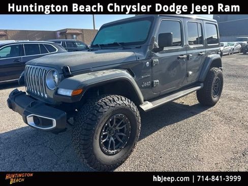 Used 2021 Jeep Wrangler Unlimited Sahara AWD/4WD image 1