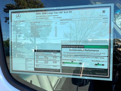 New 2026 Mercedes-Benz Sprinter 144 Cargo image 12