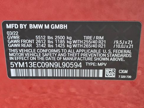 Used 2022 BMW X3 M w/ Competition Package AWD/4WD image 32