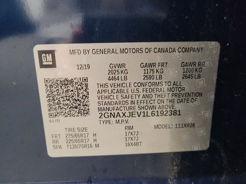 Used 2020 Chevrolet Equinox LT w/ Driver Convenience Package FWD image 33