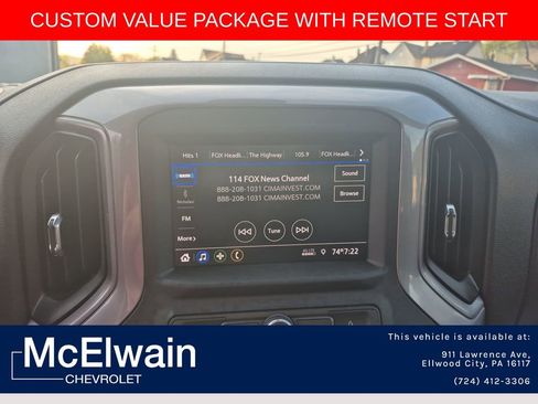 Used 2022 Chevrolet Silverado 2500 Custom w/ Custom Value Package AWD/4WD image 23