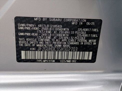 Certified 2025 Subaru Crosstrek 2.0i Premium image 25