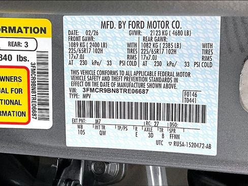 New 2026 Ford Bronco Sport Big Bend w/ Convenience Package AWD/4WD image 12