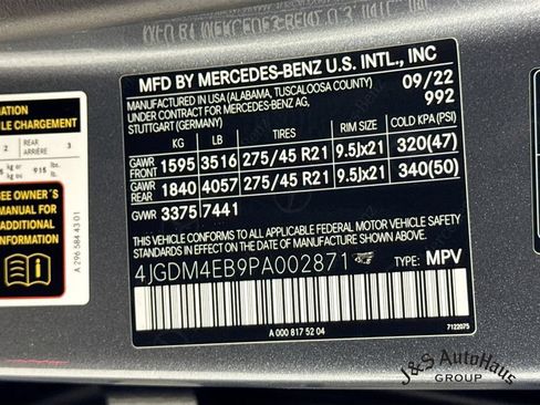 Used 2023 Mercedes-Benz EQS 580 4MATIC SUV image 41