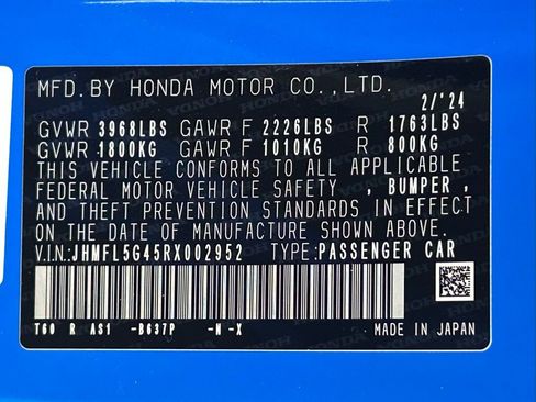 Used 2024 Honda Civic Type R image 43