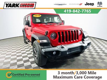 Certified 2018 Jeep Wrangler Unlimited Sport S