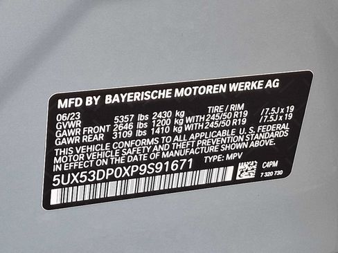 Used 2023 BMW X3 xDrive30i w/ M Sport Package AWD/4WD image 39