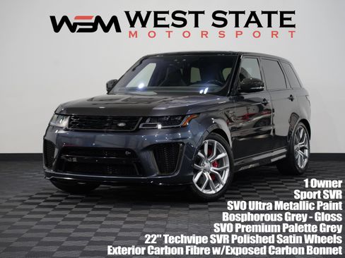 Used 2018 Land Rover Range Rover Sport SVR image 1