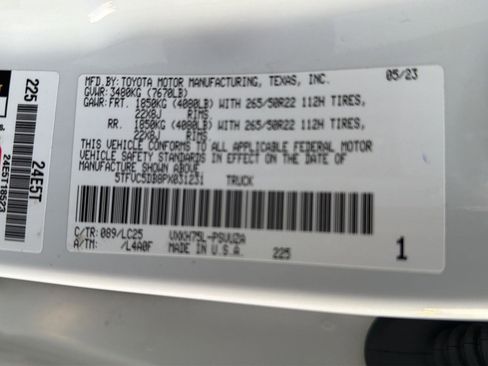 Used 2023 Toyota Tundra Capstone AWD/4WD image 42