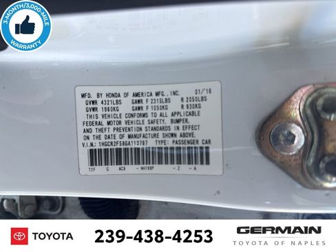 Used 2016 Honda Accord Sport image 22