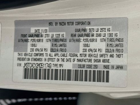 Used 2021 MAZDA CX-9 Touring FWD image 12