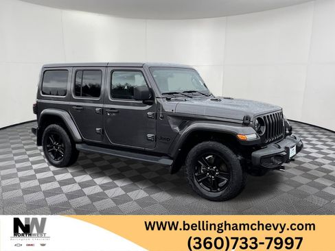 Used 2021 Jeep Wrangler Unlimited Sahara image 1