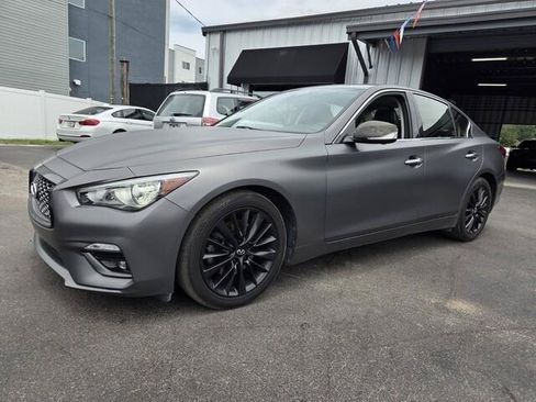 Used 2021 INFINITI Q50 Luxe RWD image 3