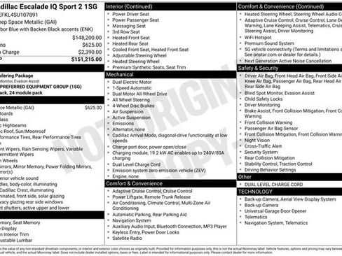 New 2025 Cadillac Escalade IQ Sport 2 AWD/4WD image 19