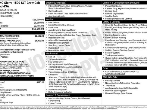 New 2026 GMC Sierra 1500 SLT w/ SLT Premium Package AWD/4WD image 4