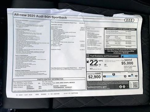 New 2025 Audi SQ5 Premium Plus image 12