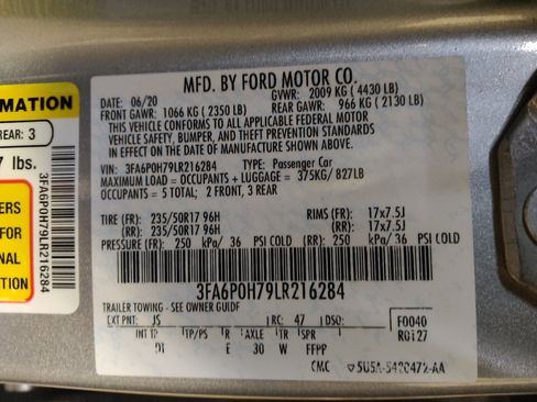 Used 2020 Ford Fusion SE FWD image 33