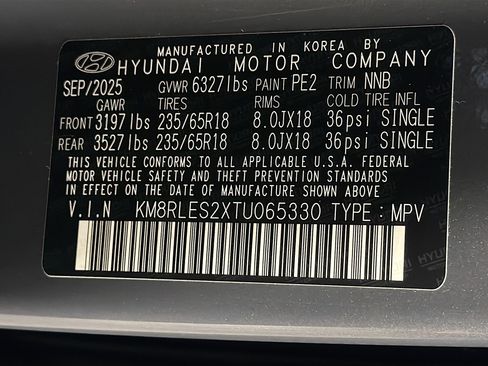 Used 2026 Hyundai Palisade SEL AWD/4WD image 12